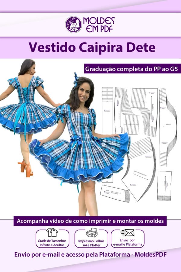 Vestido Caipira Dete